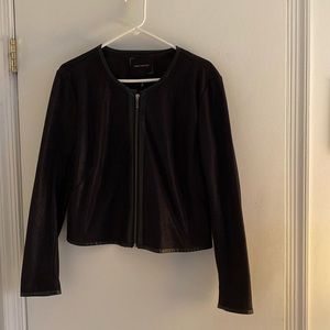 Robert Rodriguez super cute black jacket with front zipper, L.